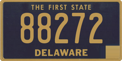 DE license plate 88272