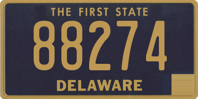 DE license plate 88274