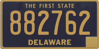 DE license plate 882762