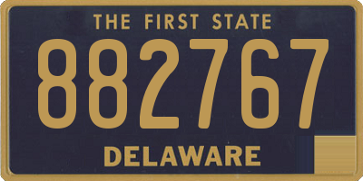 DE license plate 882767