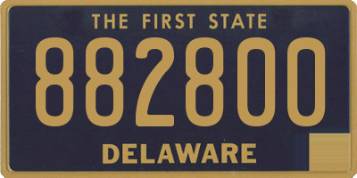 DE license plate 882800