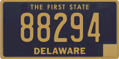 DE license plate 88294