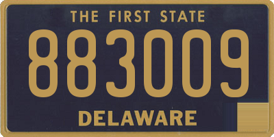 DE license plate 883009