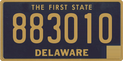 DE license plate 883010