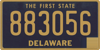 DE license plate 883056