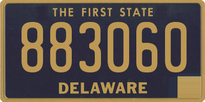 DE license plate 883060