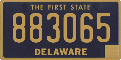 DE license plate 883065