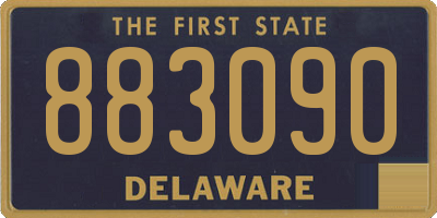 DE license plate 883090