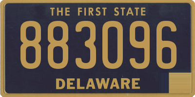 DE license plate 883096