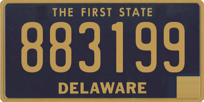 DE license plate 883199