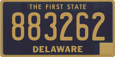 DE license plate 883262