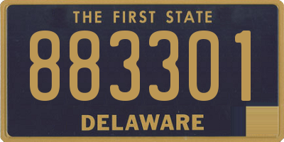 DE license plate 883301