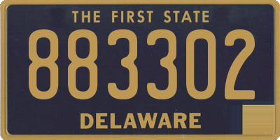 DE license plate 883302