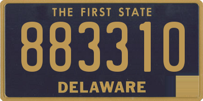 DE license plate 883310