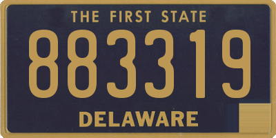 DE license plate 883319
