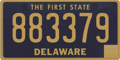 DE license plate 883379
