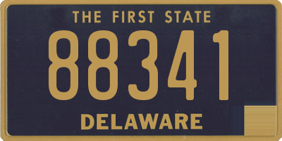 DE license plate 88341