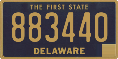 DE license plate 883440