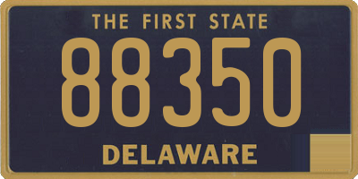 DE license plate 88350