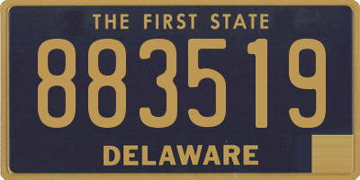 DE license plate 883519