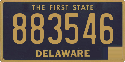 DE license plate 883546