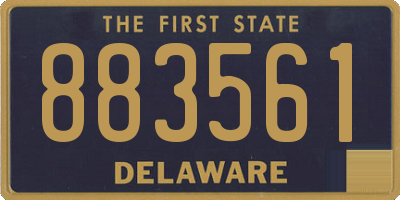 DE license plate 883561