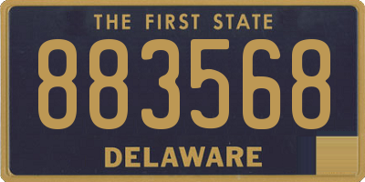DE license plate 883568