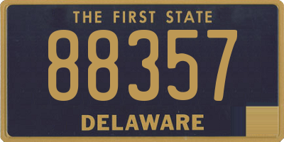 DE license plate 88357