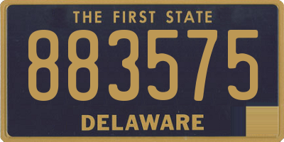 DE license plate 883575