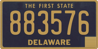 DE license plate 883576