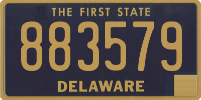DE license plate 883579