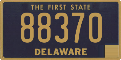 DE license plate 88370