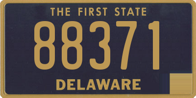 DE license plate 88371