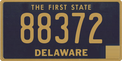 DE license plate 88372