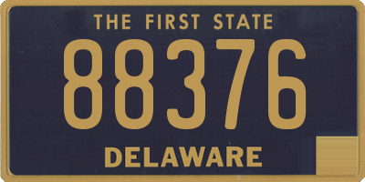 DE license plate 88376