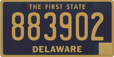 DE license plate 883902