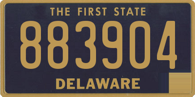 DE license plate 883904