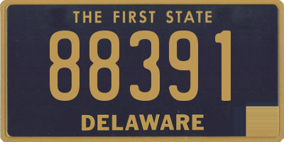 DE license plate 88391