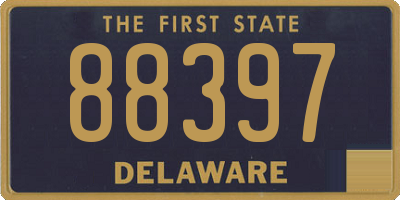 DE license plate 88397