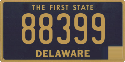 DE license plate 88399