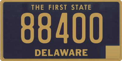 DE license plate 88400