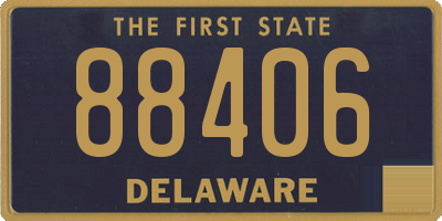 DE license plate 88406