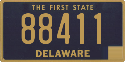 DE license plate 88411