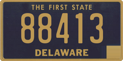 DE license plate 88413