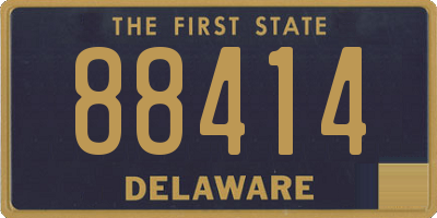 DE license plate 88414