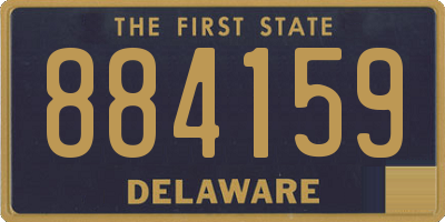 DE license plate 884159