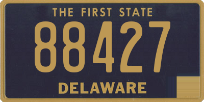 DE license plate 88427