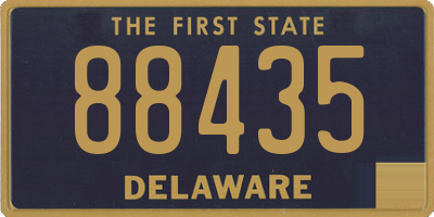 DE license plate 88435
