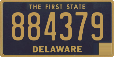 DE license plate 884379