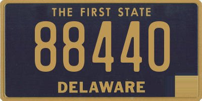 DE license plate 88440